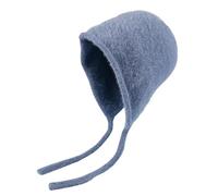 2025 Imitation Mink Hair Beanie Hat for Women Y2K Cute Japanese Knitted Winter Hat Fashion Warm Ear Flaps Skull Cap(Dark Gray) (Haze Blue One Size)