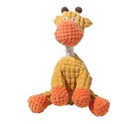 2025 Indestructible Plush Dog Toy, Lamb Chop Stuffed Animal Puppy Chew Toys for Dogs, Squeaky Dog Toys for Aggressive Chewers, Teething Plush Dog Toys to Keep Pets Busy (Orange)