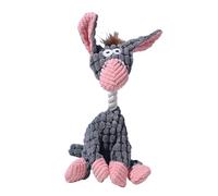 2025 Indestructible Plush Dog Toy, Lamb Chop Stuffed Animal Puppy Chew Toys for Dogs, Squeaky Dog Toys for Aggressive Chewers, Teething Plush Dog Toys to Keep Pets Busy (Grey)