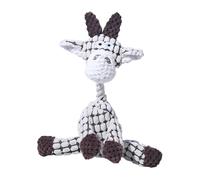 2025 Indestructible Plush Dog Toy, Lamb Chop Stuffed Animal Puppy Chew Toys for Dogs, Squeaky Dog Toys for Aggressive Chewers, Teething Plush Dog Toys to Keep Pets Busy (White)