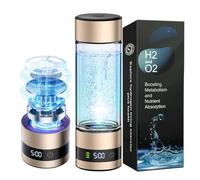 2025【Innovative】Hydrogen Water Bottle Produces 6850ppm hydrogen in 5 minutes With Hydrogen Inhalation Nasal Tube【Multi-Channel Real Test 100% efficient Hydrogen Production】Hydro Water Bottle