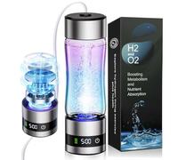 2025【Innovative】Hydrogen Water Bottle Produces 6850ppm hydrogen in 5 minutes With Hydrogen Inhalation Nasal Tube【Multi-Channel Real Test 100% efficient Hydrogen Production】Hydro Water Bottle