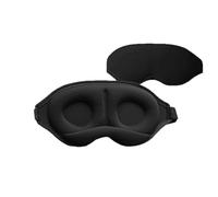 2025 Innovative Night Mask for Men and Women, Light Blocking Sleep Mask Design for Sleeping, Naps, Meditation, Travel (Black)