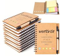 2025 Inspirational Spiral Notebook 8 Sets Portable Employee Appreciation Gifts Bulk Journals with Pen for Teachers Students Friends Colleagues Volunteer Nurse and Family Thank You Gifts 5.3'' x 4.1''