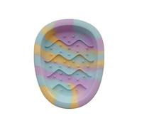 2025 Intelligent Feeding Bowl for Small Dogs - Silicone Interactive Dog Lick Mat as Bowl, Easy to Clean, Dishwasher Safe, Rainbow (Cyan Yellow, Small)