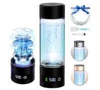 2025 IUHFSIFS Hydrogen Water Bottle【8-Hour Hydrogen Lock】Hydrogen Water Bottle【3 Minute Rapid Electrolysis】500ML Portable Water Lonizer with SPE & PEM,Hydrogen Rich Water Cup for Travel Office