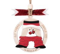 2025 Jingle My Bell Christmas Ornament, Funny & Naughty 3D Wooden Christmas Ornament for Adults, Dirty Santa Gift Exchange