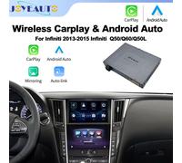 2025 JoyeAuto Wireless Apple CarPlay Android Auto Interface for Infiniti 2013-2015 Q60 Q50L Q50 Mirroring AirPlay Retrofit Box Q50