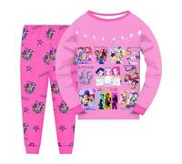 2025 K KPop DDemon HHunters Pyjamas Girls Long Sleeve Pjs Set Ru mi Mir a Zo e Music Party Pajamas Nighties Cartoon Sleepwear for Kids Pyjamas Party Pjs Set Nighties Cartoon Sleepwear Kid s
