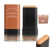 2025 Korean Hydrating Lightweight Foundation Stick With Brush, Korea Flawless Eraser Foundation Stick, Vivien Beauty Foundation Stick, Vv Double Head Foundation Make-Up Stick (05#)