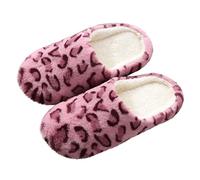 2025 Ladies House Slippers UK Clearance Cozy Memory Foam Slippers for Women Plush Fleece Lined House Shoes Print Slip On Slippers Comfortable Warm Home Slippers Anti-Skid Winter Outdoor Slippers