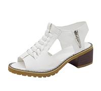 2025 Ladies Open Toe Sandals UK Clearance Mid Low Block Heels Shoes Zipper Wedge Bridal Sandals Party Sandals Casual Dress Peep Toe Sandals Summer Platform Wide Fit Mules Outdoor Hiking Walking