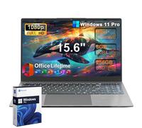 2025 Laptop Computer 15 15.6 Inch FHD 1080p, Windows 11 Pro, 8GB DDR4 RAM, 256GB SSD, Dual-Core Intel Celeron(Up to 2.6 GHz), Bluetooth5.0, HDMI, Numeric Keypad, For School College Students Business