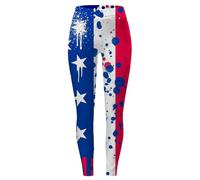 2025 Leggings for Women Women Independence Day Tights, 4th of July Flag Star Stripes Patriotic Yoga Pants,high Waist Leggings Leg Warmers for Plus Size (Green, m)