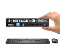 2025 Lenovo ThinkCentre M70q Gen 5 Tiny Business Desktop (Intel 10-Core i5-14400T (> i7-13700T), 16GB DDR5, 512GB SSD, UHD Graphics 730) MFF, Mini PC, DisplayPort, RJ-45, HDMI, 3-Yr WRT, Win 11 Pro