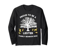 2025 Lester Family Reunion Party Ancestor Tree Matching Long Sleeve T-Shirt