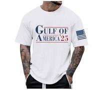 2025 Letter of the USA America Shirt Unisex Funny America USA Flag T-Shirt of the USA America T-Shirt Tank Top Rocky, White, XL