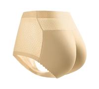 2025 Lifting Seamless Buttocks Hips Pants Push-Up Women's Panties Underwear Shaping Body-sculpting Ladies Women's Panties (Beige, L)