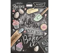 2025 Lily & Val A3 Baking Family Organiser Planner Wall Calendar