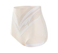 2025 Liquid Double Layer Compression Belly Compression Pants Women's High Waist Non Silk Crotch Bactericidal Women's Lightweight Pants Butt Pads for Underwear (Beige, XXL)