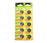 2025 Lithium Coin Battery 3V DL2025 CR2025 pack of 10 for keyfobs, scales, wearables and medical devices