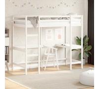 2025 Loft Bed with Desk Kids Bedroom Bed Frame Bunk Bed Solid Wood Pine vidaXL
