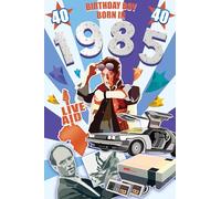 2025 Male Milestone Birthday Greeting Card For Him - Flashback Down Memory Lane - Fun Interesting Facts from The Year You Were Born (40th - Born in 1985)