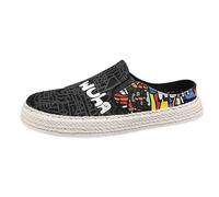 2025 Men's Breathable Minimalist Comfort Walking Footwear Flexible Sole Design for Daily Outdoor Activities (Black, 6)