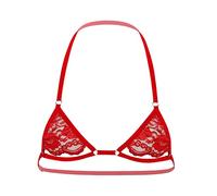 2025 Mens Casual Slim Tank Tops Body Shaper Designer Fitted Lace Bra Shirts Sexy Men Jockstrap (Red, XL)
