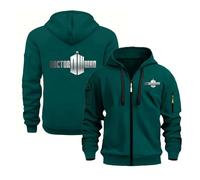 2025 Men's Logo Hood Sweatshirt For Doctor Who Zip Up Jacket Pullover Sweat Casual Long Sleeve Sweat Hoody Top Fall Hoodies Coat With Pockets,I-xx_l