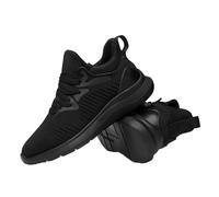 2025 Men's Sports Shoes, Black, Elevate Trainers, 6/8 cm, Airy Sports Shoes, Invisible Lift, Comfortable, Breathable Indoor Shoes, Soft Sole Running Shoes, Simple Hiking Shoes, Leisure Shoes, c, 9 UK