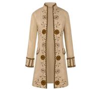 2025 Men's Steampunk Coat, Gothic Jacket, Large Sizes, Medieval Trench Coat, Retro Victorian Court Frock Coat, Elegant Nobleman Tailcoat, Theatre Performance Clothing, Cosplay, Halloween Costume