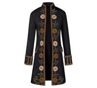 2025 Men's Steampunk Coat, Gothic Jacket, Large Sizes, Medieval Trench Coat, Retro Victorian Court Frock Coat, Elegant Nobleman Tailcoat, Theatre Performance Clothing, Cosplay, Halloween Costume
