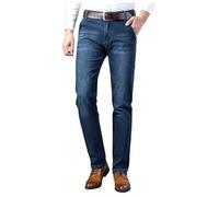 2025 Men's Work Jeans Medium Waist Trousers Plus Size Casual Straight Chic Vintage Comfortable Streetwear Slim Regular Classics Simple Business Versatile Pant
