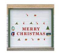 2025 Merry Christmas Magnetic Sticker Kit, Christmas Garage Door Magnets, Happy Christmastheme Magnetic Xmas Tree Sticker for Refrigerator, Xmas Holiday Fridge Car Bumper Decor (S)