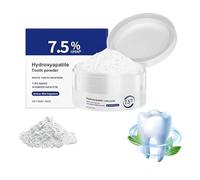 2025 Microcrystalline Hydroxyapatite Powder, Hydroxyapatite Tooth Powder, 7.5% Nano Microcrystalline Hydroxyapatitepowder for Teeth, Natural Tooth Whitening Powders, Freshen Breath, 50g (1)