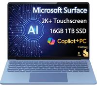 2025 Microsoft Surface Laptop 7 AI Copilot+ PC for Business (13.8" 2K+ Touchscreen, Snapdragon X Elite (> Intel i7-1355U), 16GB, 1TB SSD) 20-Hr Battery Life, Backlit, Wi-Fi 7, Win 11 Pro, Sapphire