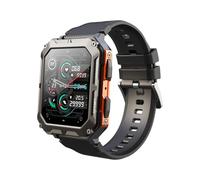 2025 Military Smart Watch, with 24/7 Heart Rate/SpO2/Blood Pressure/Sleep/120+ Sport Modes 1.83" HD Rugged Smart Watch IP68 Waterproof For Android IOS C200731,Orange