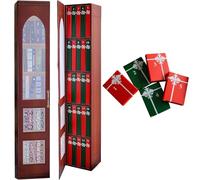 2025 Mini Book Ornament Advent, Books Lovers Gifts Advent Calendar with 24 Book Christmas Countdown Calendar for Books Lovers, Holiday Decorations,Red