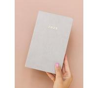 2025 Minimal Planner/Weekly agenda/Weekly diary for goal-setting/habit-tracking/tasks/lists (Light stone (smooth))