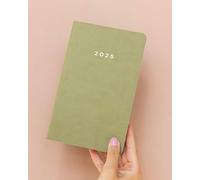 2025 Minimal Planner/Weekly agenda/Weekly diary for goal-setting/habit-tracking/tasks/lists (Olive green (smooth))