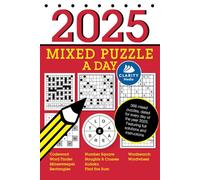 2025 Mixed Puzzle A Day: Featuring 10 puzzle types including codeword, sudoku, wordsearch and wordwheels!