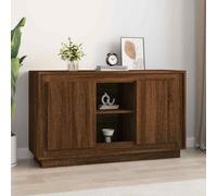 vidaXL Sideboard Brown Oak 102x35x60 cm Engineered Wood UK