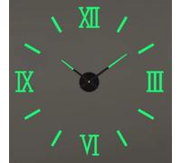 2025 Modern Large Wall Clock 3D DIY Quartz Acrylic Mirror Stickers UK