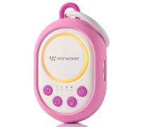 2025 Mom's Choice Awards | White Noise Sound Machine Baby with Night Light, 20 Soothing Sounds, 22 Hours Battery Life, Travel, Registry Gift, Shower, Clips on Baby Stroller (Pink, one Size)