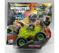 2025 Monster Jam Smash And Bash NOC New GRAVE DIGGER Spin Master