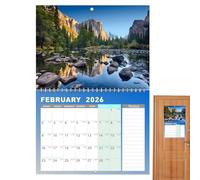 2025 Monthly Wall Calendar, 2025 TALK CALENDAR | 18 Wall Monthly Calendar - Hangble Organization and Planning Products for Writing Notes, Ideas, Appointments