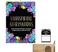 2025 Motivational Sarcastic Wall Calendar, Funny Calendar 2025, Demotivational Calendar 2025-12 Months Wall Calendar,The Ultimate Sarcastic Desk Planner For Exhausted Men Women