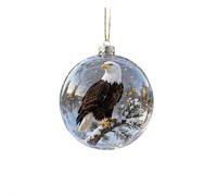 2025 Nature’s Birds Crystal Ornament Set, Wild Bird Wonders Crystal Ornament Collection, Cardinal Bird Christmas Ornaments for Xmas Tree & Memorial Gifts, Clear Holiday Decor