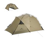 2025 Naturehike Massif 4 Season Tent for Camping with Porch, Bedroom and Fireproof Chimney Opening, Waterproof & Windproof, 2 Person Backpacking Family Tent for Outdoor, Hiking and Travel
